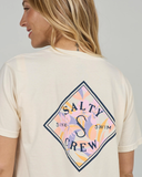 Salty Crew Women's Tippet Short Sleeve Boyfriend T-Shirt - Off White