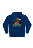 Santa Cruz Mens Screaming Grizzly Hoodie - Classic Navy