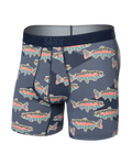 Saxx Quest Underwear - Mosaic Trout - Maritime
