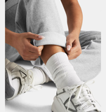 Under Armour Women's UA Rival Fleece Straight Leg Pant - Mod Gray Light Heather / White - 011