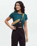 Tentree Conway Hip Pack Bag - Jasper Golden Brown Meteorite Black