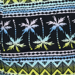 Saxx Mens Go Coastal 5" Swim Short - Pina Stripe - Black Multi