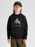 Burton Kids' Oak Pullover Hoodie - True Black Heather