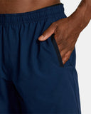 RVCA Mens Yogger Stretch Elastic Waist Shorts 17"