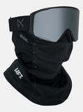 Anon Mens M4S Goggles (Cylindrical) + Bonus Lens + MFI® Face Mask - Smoke
