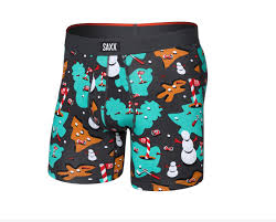 Saxx Vibe Xtra Soft Underwear - 19th Hole Days FD - Black