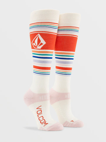 Volcom Womens Tundra Tech Sock - White