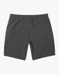 Mens Yogger Stretch Elastic Waist Shorts 17"