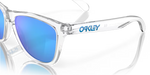 Oakley Frogskins™ Sunglasses - Crystal Clear W/ Prizm Sapphire