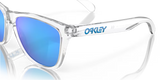 Oakley Frogskins™ Sunglasses - Crystal Clear W/ Prizm Sapphire
