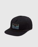 Tentree Weekend Away Apex Hat - Meteorite Black Tidal Teal