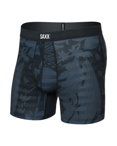 Saxx Droptemp™ Cooling Mesh Underwear - Jungle Noir - Black