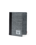 Herschel Raynor Passport Holder - Raven Crosshatch