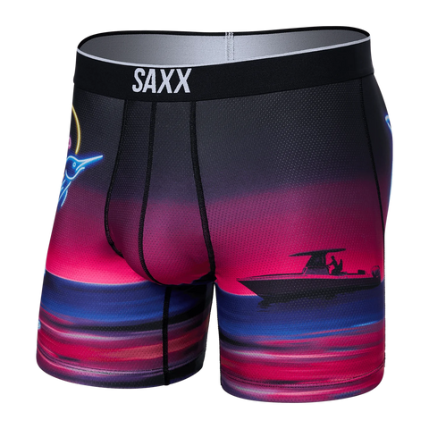Saxx Volt Underwear - Coast 2 Coast- Marlin Sunset- Magenta