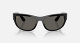 Ray-Ban Mega Balorama Sunglasses - Polished Black W/ Ultra Black