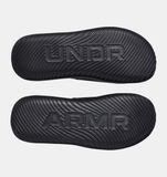 Under Armour Women's UA Ignite Pro 8 Slides - Black / Galaxy Black / White - 001