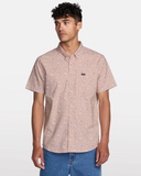 RVCA Mens That'll Do Print SS Shirt - Mauve