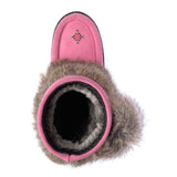 Manitobah Kid's Waterproof Faux Fur Snowy Owlet Mukluk - Wild Rose