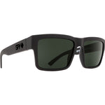 Spy Montana Sunglasses - Soft Matte Black - HD Plus Grey Green Polar