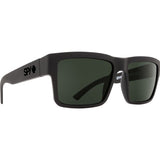 Spy Montana Sunglasses - Soft Matte Black - HD Plus Grey Green Polar