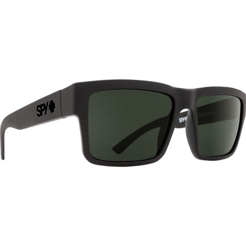 Spy Montana Sunglasses - Soft Matte Black - HD Plus Grey Green Polar
