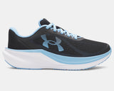 Under Armour Girls' GS UA Rogue 6 Running Shoes - Black / White / Horizon Blue - 002