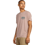 RVCA Mens Ridge SS Tee - Pale Mauve