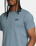 RVCA Mens Sport Vent SS Tee - Vintage Navy Heather