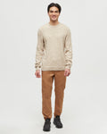 Tentree Mens Rambler Sweater - Warm Oak Nep