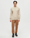 Tentree Mens Rambler Sweater - Warm Oak Nep