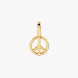 Pura Vida Harper Gold Charm ~ Peace Sign
