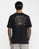 RVCA Mens Hex Over Short Sleeve Tee - Black