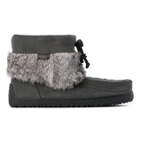Manitobah Women's WP Keewatin Suede Mukluk - Charcoal