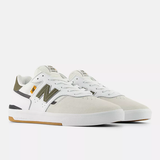 NB Numeric Jamie Foy 306 Cup Shoe - NB 103 White Dark Moss