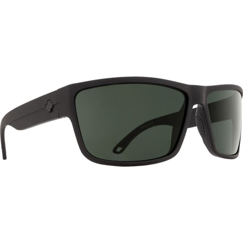 Spy Rocky Sunglasses - SOSI Matte Black - Happy Gray Green