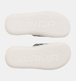 Under Armour Boys' UA Ignite Pro 8 Graphic Slides - Marine OD Green / City Khaki / Blaze Orange - 390