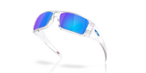 Oakley Heliostat Sunglasses - Clear W/ Prizm Sapphire Polarized