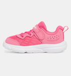 Under Armour Girls UA Assert 10 AC Running Shoes - Super Pink / Pink Sugar / Iridescent - 672