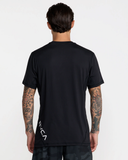 RVCA Mens Sport Vent Short Sleeve Tee - Black