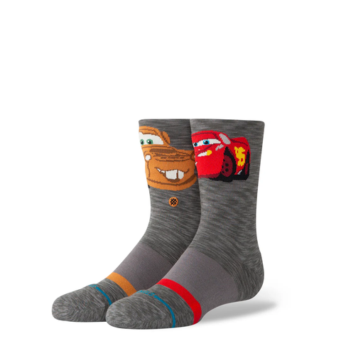 Stance X Pixar Kids Kachow Crew Socks - Dark Grey