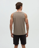 Tentree Mens Pender Tank - Clay Heather