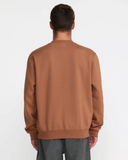 RVCA Mens Buck Crew Sweatshirt - Rawhide
