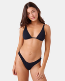Roxy Women's Haleiwa Built Up Triangle Bikini Top - Anthracite