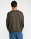 RVCA Mens KSL Crew Sweater - Mushroom