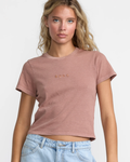 RVCA Womens Forever Tee - Acid Brown