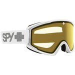 Spy Crusher Elite Snow Goggles - White w/ Yellow Photochromatic Lens