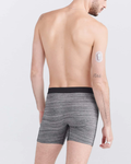 Saxx Ultra Super Soft Underwear - Spacedye Stripe - Grey