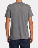 RVCA Mens Big RVCA Tee - Smoke Black
