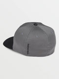 Volcom Men's Full Stone Flexfit Hat - Asphalt Black