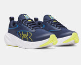 Under Armour Boys' GS UA Surge 5 Running Shoes - Academy / Aegean Blue / Flash Light - 408